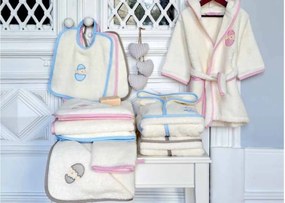 Roupões de banho para bebé pintainho: Bege Roupão - 36 meses