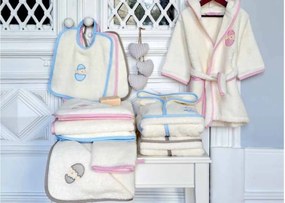 Roupões de banho para bebé pintainho: Rosa Roupão - 36 meses