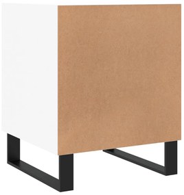 Mesa de cabeceira 2 pcs 40x40x50 cm derivados de madeira branco