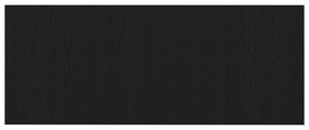 Cabeceira de Cama vidaXL Preto Carvalho 200x1,5x80 cm Madeira Reforçad