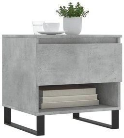 Mesa de centro 50x46x50cm derivados de madeira cinzento-cimento