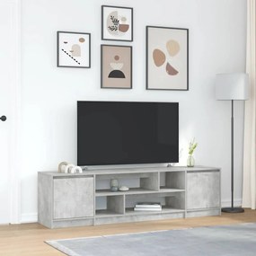 vidaXL Móvel de TV 188,5x41x50 cm derivados madeira cinzento cimento