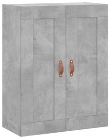 Armário alto 69,5x34x180 cm derivados de madeira cinza cimento
