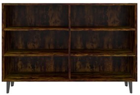 Aparador 103,5x35x70 cm aglomerado cor carvalho fumado