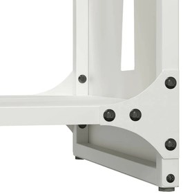 Suporte para lenha 40x30x80 cm aço laminado a frio branco