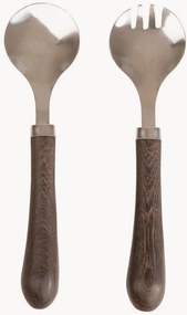 Talheres de salada em madeira Astrid, conjunto de 2