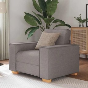 Sofá-cadeira Taupe 60 cm Tecido
