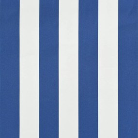 Toldo retrátil 200x150 cm azul e branco