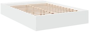 Estrutura de cama 135x190 cm derivados de madeira branco