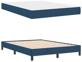 Cama Box Outros Azul 160 x 200 cm tecido