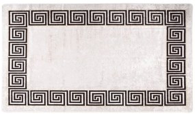 Tapete lavável antiderrapante 190x300 cm bege-claro