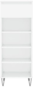 Sapateira 40x36x105 cm derivados de madeira branco brilhante