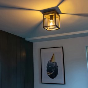 Candeeiro de teto inteligente industrial cinzento escuro incl. Wifi G95 - Cage