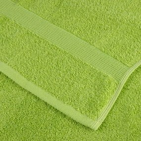 8pcs Conjunto toalhas banho premium SOLUND 600 gsm verde maça