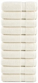 Toalhas de mãos premium SOLUND 10 pcs 50x100 cm 600 gsm creme