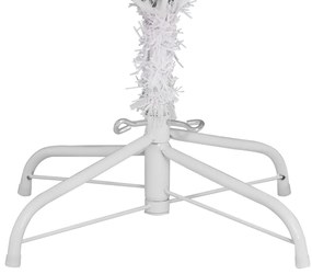 Árvore de Natal artificial articulada com suporte 240 cm branco