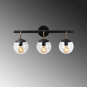 Candeeiro de Parede Gondol – Preto – 61 x 28 cm