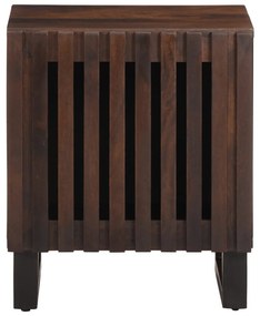 Mesa de cabeceira 40x34x46 cm madeira de mangueira maciça
