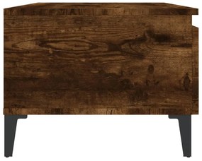 Mesa de apoio 50x46x35 cm derivados de madeira carvalho fumado