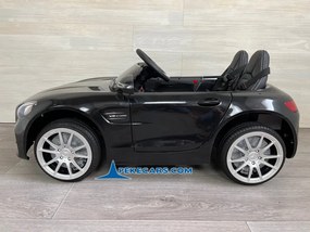 Carro eletrico crianças Mercedes AMG GT V8 12V 2 Lugares preto