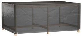 Capas p/ mobília de jardim 2pcs 8 ilhós 180x122x75cm retangular