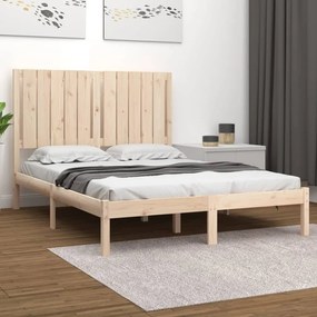 Cama sem colchão 120x200 cm madeira de pinho maciça