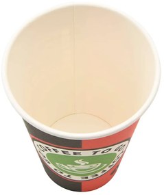 Copos de café de papel 1000 pcs 16oz 400mlvermelho e preto