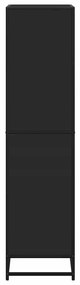 Estante 60x35x139 cm derivados de madeira preto