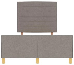 Estrutura de Cama vidaXL Taupe 120x200 cm Tecido