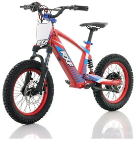 Bicicleta elétrica infantil 350W 16" Roan RXF Evo-S Vermelha