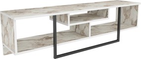 Móvel TV Asal – Preto/Branco – 150x35,2x40 cm