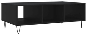 Mesa de centro 104x60x35 cm derivados de madeira preto
