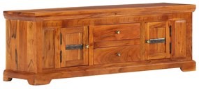 Móvel de TV 119x30x40 cm madeira de acácia maciça