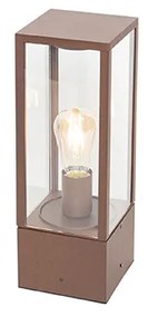 Candeeiro de pé industrial exterior castanho ferrugem 40 cm IP44 - Charlois Industrial