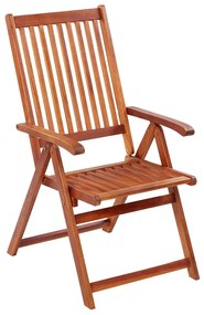 Cadeiras jardim dobráveis 2 pcs madeira acácia maciça castanho