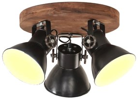 Candeeiro de teto industrial 25 W 42x27 cm E27 preto