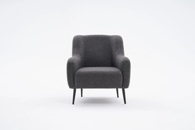 Sofá de 1 Lugar Revos – Antracite – 80 x 83 x 78 cm
