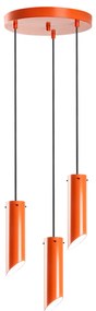 Chandelier Kesik – Laranja – Diâmetro 40 cm