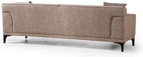 Sofá de 3 Lugares Petra – Cor Fawn – 215 x 87 x 86 cm