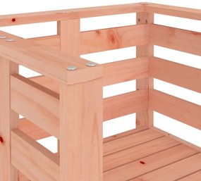 Cadeiras de jardim 2 pcs 61,5x53x71cm madeira de douglas maciça