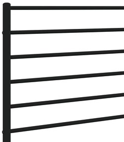 Cabeceira de cama 140 cm metal preto