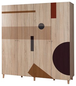 Roupeiro Loni – Sonomo – 180x192x52 cm