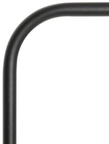 LED Candeeiro de pé inteligente preto com dourado incl. Wifi A60 - Lofty Moderno