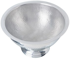 Taça decorativa prateada TIWANAKU Beliani