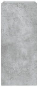 Móvel de parede p/ TV c/ luzes LED 30,5x35x70 cm cinza cimento