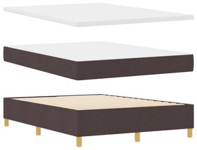Cama Box com Colchão Castanha 160x200 cm Tecido