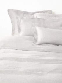 Capa de edredão em linho com costura elevada Linna