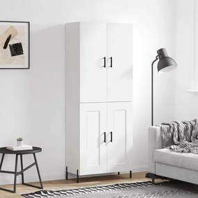 vidaXL Armário alto 69,5x34x180 cm derivados de madeira branco