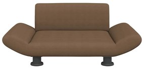 Cama para cães 70x45x28 cm tecido castanho