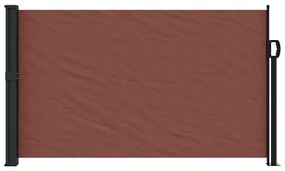 Toldo lateral retrátil 120x600 cm castanho